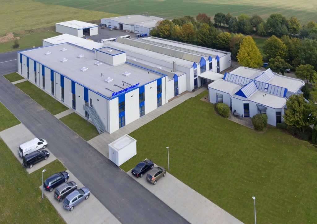 Ein Luftbild der Pharmagg Systemtechnik GmbH in Hoya. Hier arbeiten rund 65 Mitarbeiter. Foto: Kannegiesser